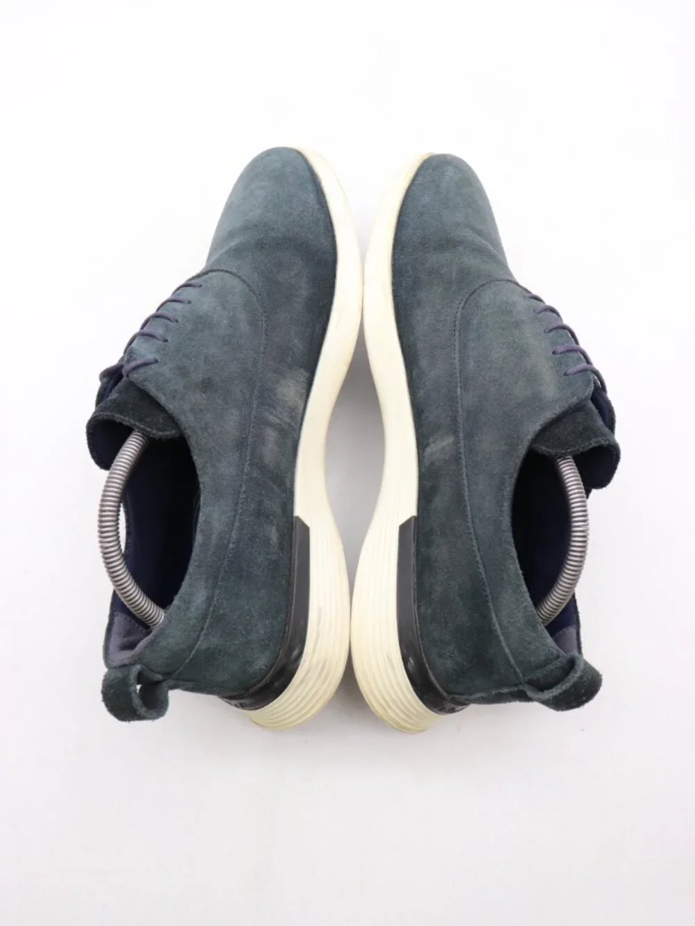 Wolf & Shepherd Crossover Longwing Men's 10.5 Blue Suede Oxford Casual Shoes
